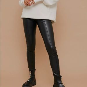 Topshop leather faux leggings size US 2. Brand new with tags.